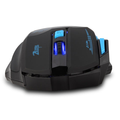 ZELOTES F14 LED Optical Computer Wireless Mouse 2.4G 2400 DPI 7 Buttons