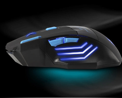 ZELOTES F14 LED Optical Computer Wireless Mouse 2.4G 2400 DPI 7 Buttons