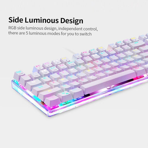 MOTOSPEED K87S Mechanical Keyboard Gaming Keyboard Wired USB Blue Switch