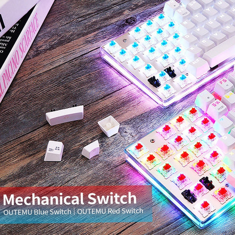 MOTOSPEED K87S Mechanical Keyboard Gaming Keyboard Wired USB Blue Switch