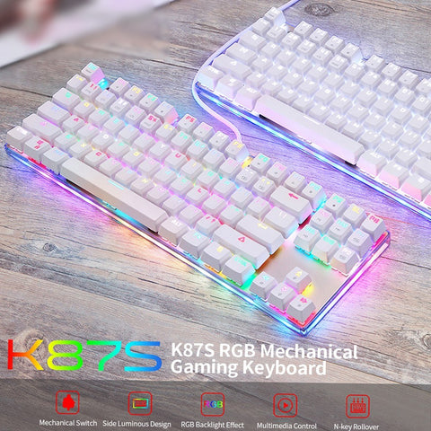 MOTOSPEED K87S Mechanical Keyboard Gaming Keyboard Wired USB Blue Switch