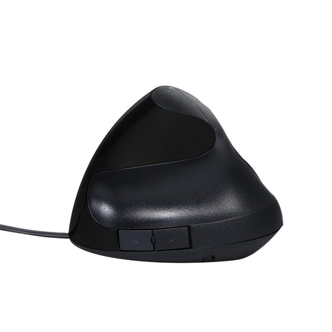 Optical Vertical Mouse Ergonomic Wired Mouse USB Mice 5 Button for PC Laptop(Black)
