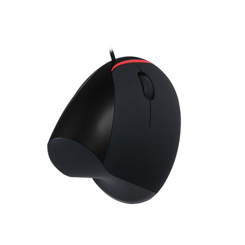 Optical Vertical Mouse Ergonomic Wired Mouse USB Mice 5 Button for PC Laptop(Black)