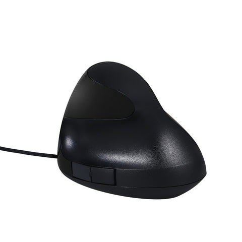 Optical Vertical Mouse Ergonomic Wired Mouse USB Mice 5 Button for PC Laptop(Black)