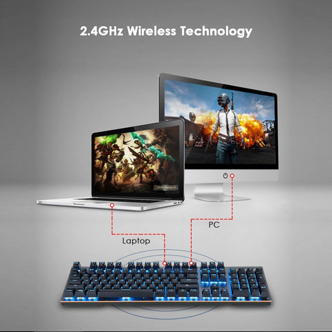 Motospeed GK89 2.4GHz Wireless / USB Wired Mechanical Keyboard