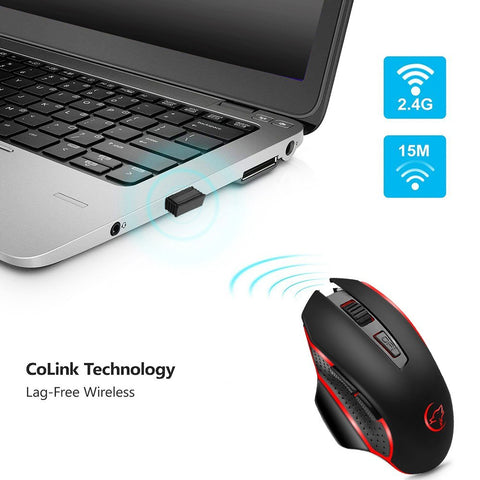 G821 2.4Hz Wireless Mouse Mice Adjustable 2400DPI