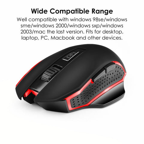G821 2.4Hz Wireless Mouse Mice Adjustable 2400DPI