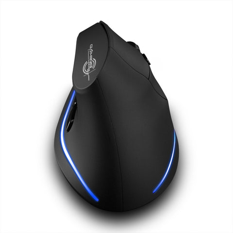 Zelotes F-35 Wireless Vertical Mouse Rechargeable 2400 DPI Optional