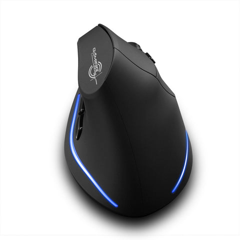 Zelotes F-35 Wireless Vertical Mouse Rechargeable 2400 DPI Optional