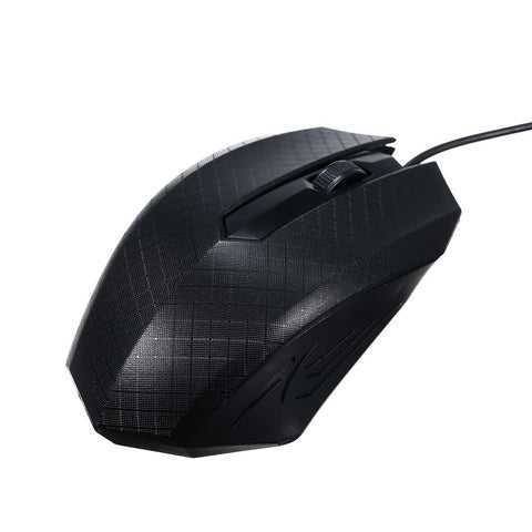 3-Button USB Optical Wired Mouse with 1.1M Cord Compatible with Windows 7/8/10/XP MacOS