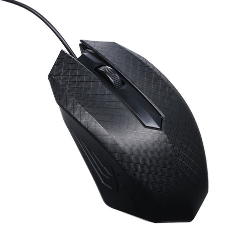 3-Button USB Optical Wired Mouse with 1.1M Cord Compatible with Windows 7/8/10/XP MacOS