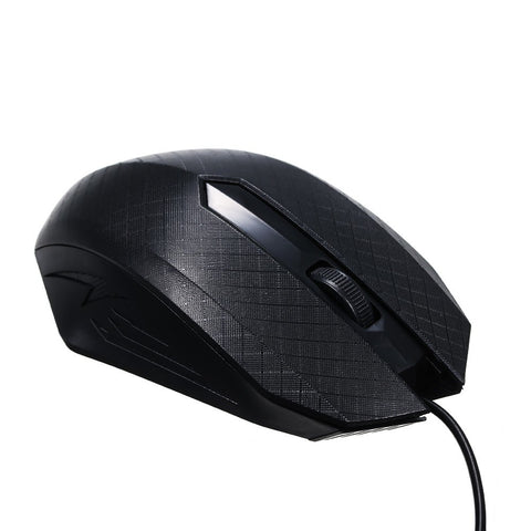 3-Button USB Optical Wired Mouse with 1.1M Cord Compatible with Windows 7/8/10/XP MacOS