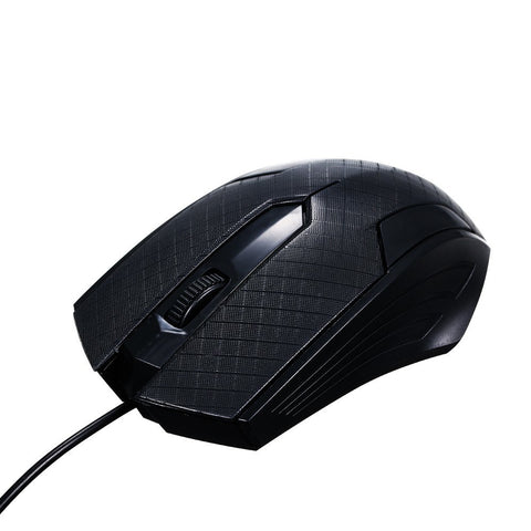 3-Button USB Optical Wired Mouse with 1.1M Cord Compatible with Windows 7/8/10/XP MacOS