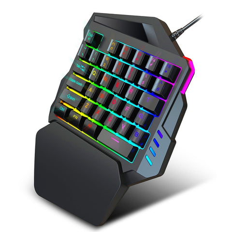 HXSJ J50 One-Handed Gaming Keyboard Mouse Combo