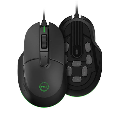 MIIIW 700G RGB Colorful Wired Gaming Mouse 6 Buttons 7200DPI Ergonomic Gamer PC Mouse