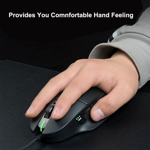 MIIIW 700G RGB Colorful Wired Gaming Mouse 6 Buttons 7200DPI Ergonomic Gamer PC Mouse