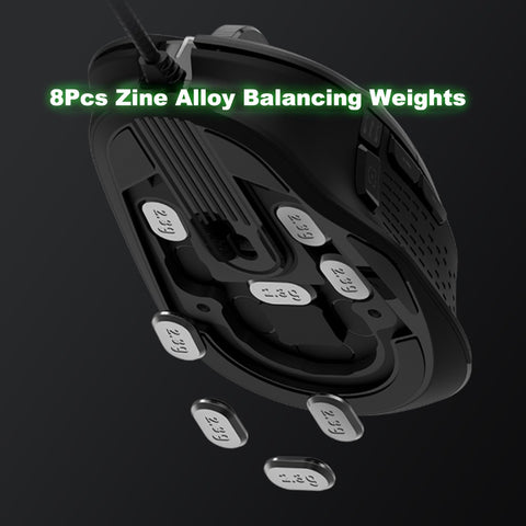 MIIIW 700G RGB Colorful Wired Gaming Mouse 6 Buttons 7200DPI Ergonomic Gamer PC Mouse