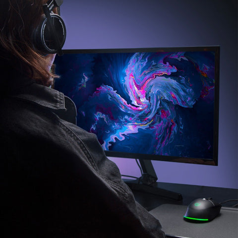 MIIIW 700G RGB Colorful Wired Gaming Mouse 6 Buttons 7200DPI Ergonomic Gamer PC Mouse