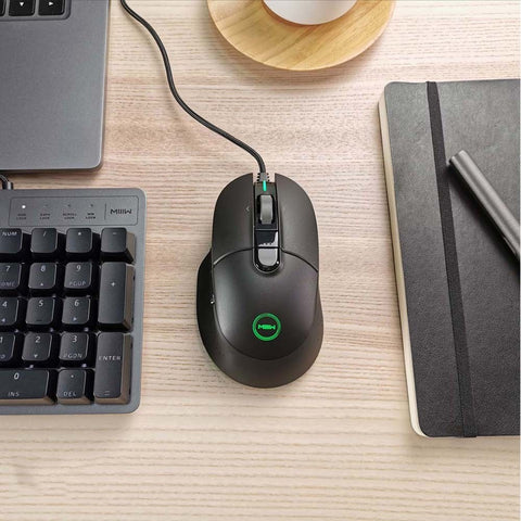 MIIIW 700G RGB Colorful Wired Gaming Mouse 6 Buttons 7200DPI Ergonomic Gamer PC Mouse
