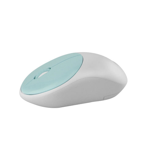 FD Wireless iK6630 Keyboard & Mouse Combo 2.4GHz Cute Round Key Set Smart Power-Saving Silent Clicks Slim Combo for Laptop Computer TV and Mac Green
