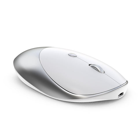 HXSJ T36 Three Mode BT 3.0 + 5.0 + 2.4G Wireless Mouse Silm Silent Design Rechargeable Optical Mouse For iPad PC Laptop