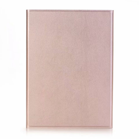 BT3.0 Wireless Keyboard Case iPad Protective Case Detachable Keyboard Case Replacement for iPad 10.2(2019) (Rose Gold-White)