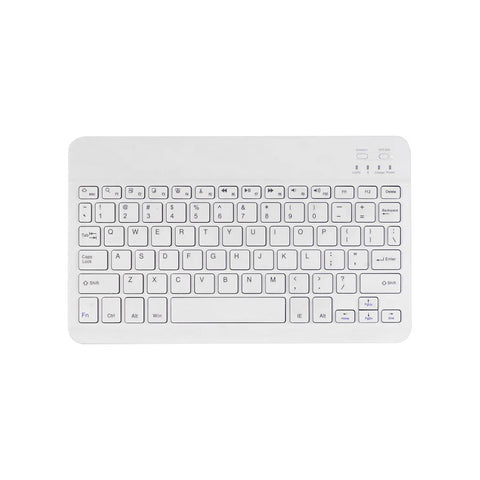 BT3.0 Wireless Keyboard Case iPad Protective Case Detachable Keyboard Case Replacement for iPad 10.2(2019) (Rose Gold-White)