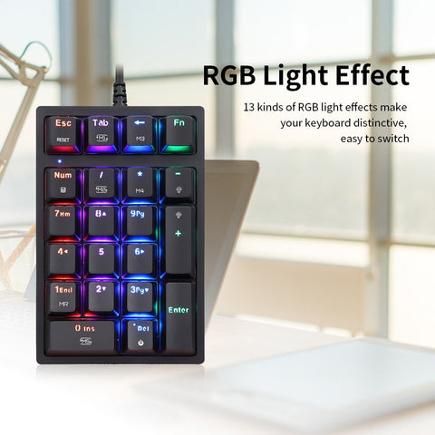 Motospeed K24 Numeric Mechanical Keyboard