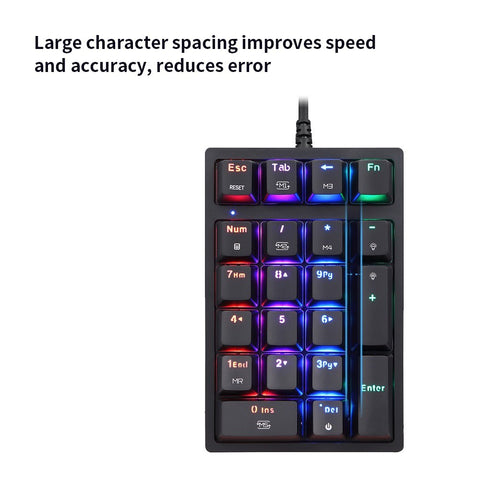 Motospeed K24 Numeric Mechanical Keyboard