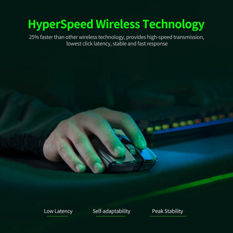 Razer Viper Ultimate Wireless Gaming Mouse HyperSpeed Wireless Technology 20000DPI FOCUS+ Optical Sensor (without Charging Base)