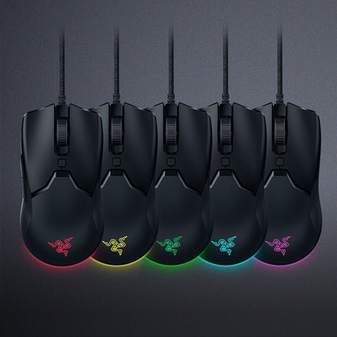 Razer Viper Mini 61g Lightweight Wired Mouse 8500DPI PAW3359 Optical Sensor Chroma RGB Gaming Mouse Mice SPEEDFLEX Cable