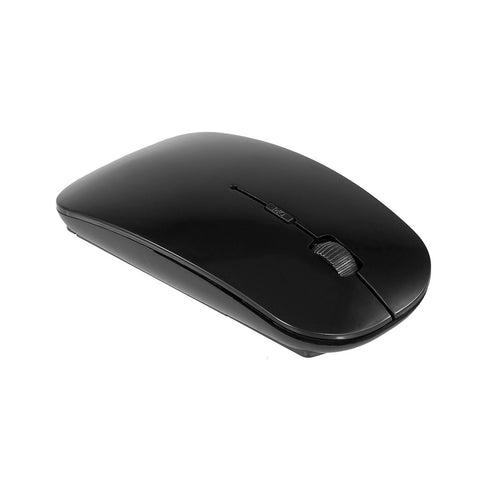 2.4G Wireless Mouse Portable Ultra-thin Mute Mouse 4 Keys Wireless Optical Mouse 1600DPI for   Desktop Computer Laptop Black