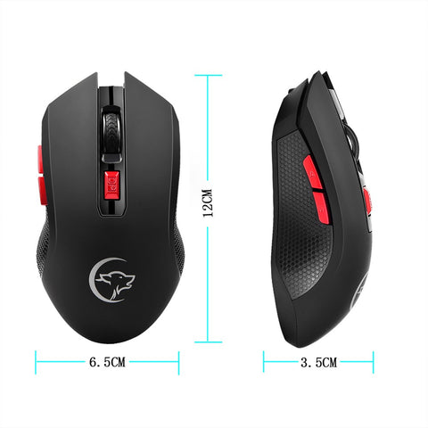 YWYT G817 Wireless Mouse 2.4G Wireless Gaming Mouse 2400DPI 6 Buttons Optical Ergonomic Mouse with USB Receiver for PC Laptop