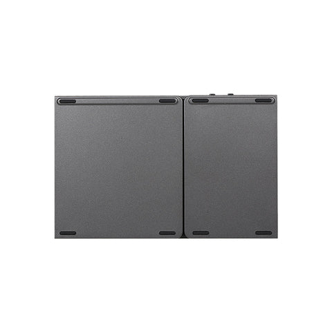 Wireless BT Keyboard Folding Keyboard Portable Ultra Slim BT Keyboard with Touchpad for Windows/Android/iOS Grey