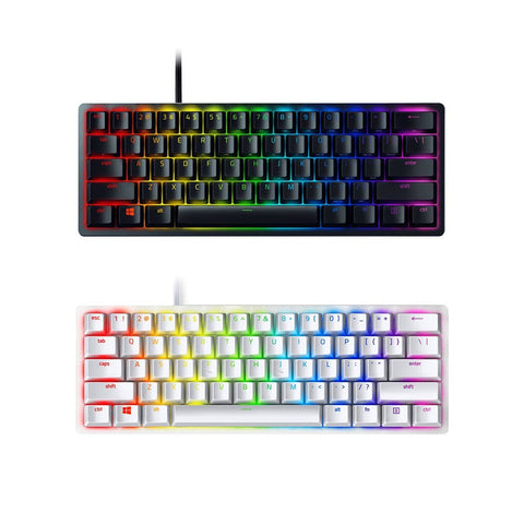 Razer Huntsman Mini Mechanical Keyboard Clicky Optical Switch 61 Keys Wired RGB Keyboard for PC Laptop Black