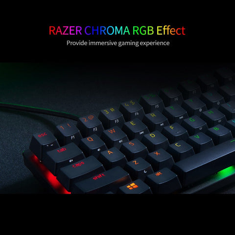 Razer Huntsman Mini Mechanical Keyboard Clicky Optical Switch 61 Keys Wired RGB Keyboard for PC Laptop Black
