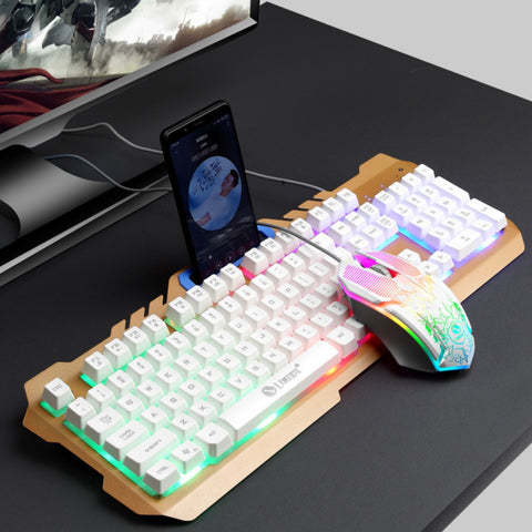 T21 Backlight Laptop Game Keyboard And Mouse Suit