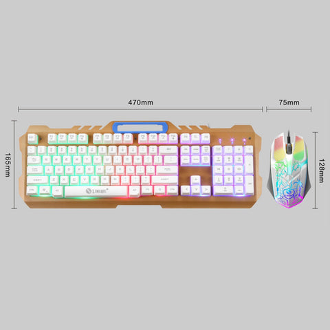 T21 Backlight Laptop Game Keyboard And Mouse Suit