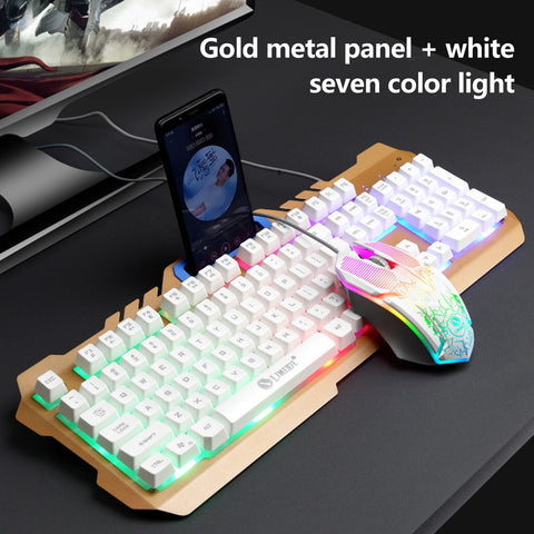 T21 Backlight Laptop Game Keyboard And Mouse Suit