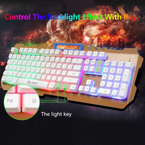 T21 Backlight Laptop Game Keyboard And Mouse Suit