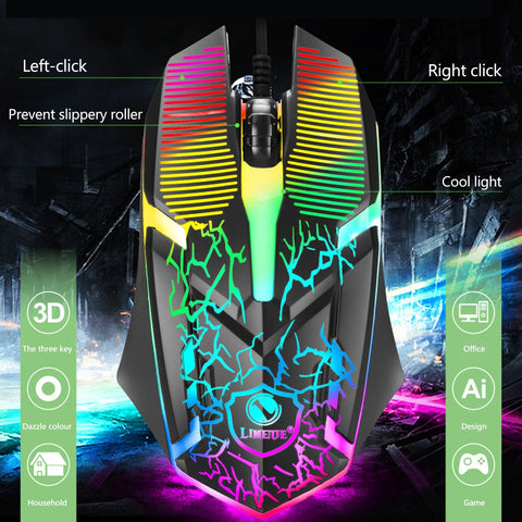 T21 Backlight Laptop Game Keyboard And Mouse Suit