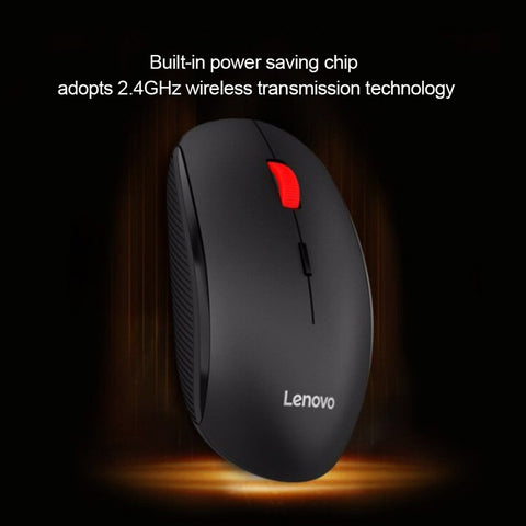 Lenovo N911 Pro Wireless Mouse Mute Button 1000DPI 2.4G Wireless Transmission One-Button Service Portable USB Optical Mice For Computer Laptop Office Home