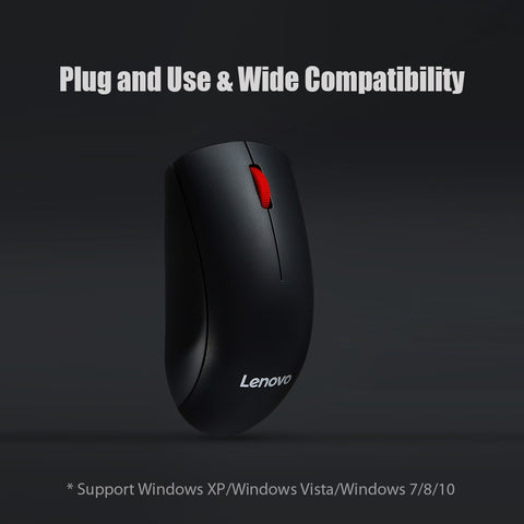 Lenovo M120 Pro Wireless Mouse 2.4GHz Laptop Mouse with USB Receiver