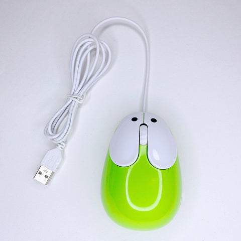 Cute Wired Mouse Mini Laptop Mouse 1600 DPI Optical Sensor/3 Buttons/Ergonomic Design/USB Powered Computer Mice for Windows PC Laptop Gamers Office/Home use