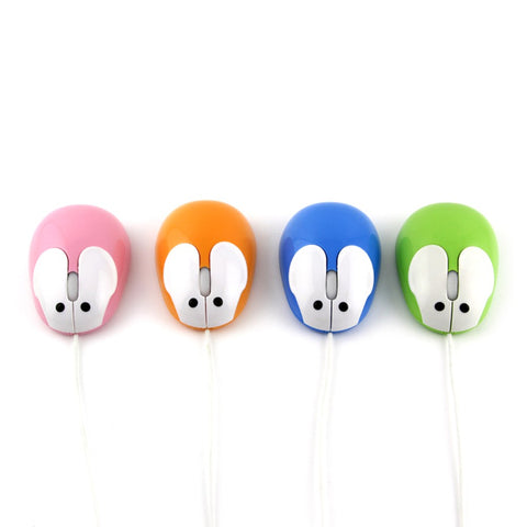 Cute Wired Mouse Mini Laptop Mouse 1600 DPI Optical Sensor/3 Buttons/Ergonomic Design/USB Powered Computer Mice for Windows PC Laptop Gamers Office/Home use