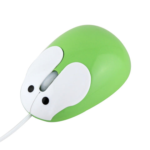 Cute Wired Mouse Mini Laptop Mouse 1600 DPI Optical Sensor/3 Buttons/Ergonomic Design/USB Powered Computer Mice for Windows PC Laptop Gamers Office/Home use