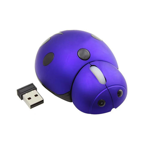Beatle Shape Wireless Mouse Portable Mouse 1600DPI 2.4GHz Laptop Mice Ergonomic Design for Windows Andriod Laptop PC Computer Mac Gamers Office/Home use
