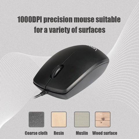 Lenovo MK618 Wired Keyboard and Mouse