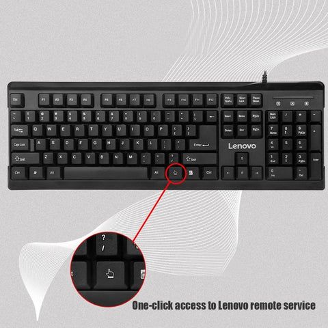 Lenovo MK618 Wired Keyboard and Mouse