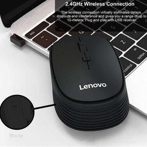 Lenovo M202 Mini Wireless Mouse 2.4GHz Optical Mouse